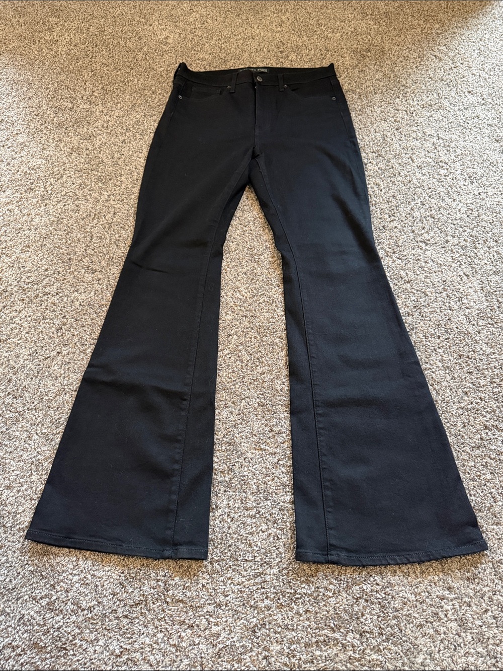 Veronica Beard Beverly High Rise Skinny Flare Jeans - Onyx Size 12/31